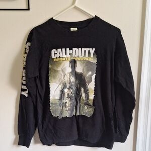 Call of Duty Infinite Warfare Black Long Sleeve Shirt Size S